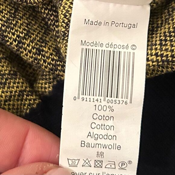 Kenzo Paris Yellow Black Geometric Print Beaded Tiger Sweater Tunic Dress RARE - Picture 10 of 12